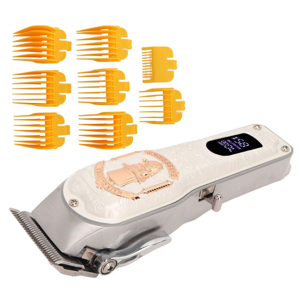 Electric Hair Trimmer Multipurpose Stainless Steel Blades High Power Rechargeable Hair Clipper for Home Salon