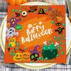 20 sheets Decorative Paper Napkins Halloween Multi-Purpose Ghost And Skull Napkins Eco-Friendly Bat Pumpkin For Cookies Cupcakes