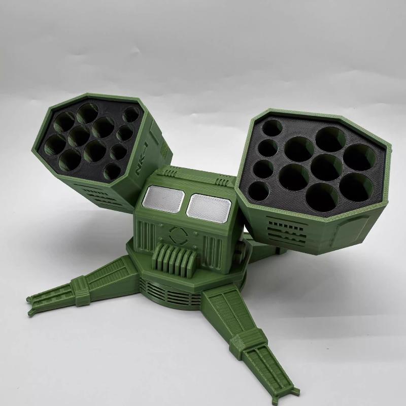 1Pcs Creative Desktop Ornament 3D Printed Battery Organizer With Aa/Aaa/18650 Storage Functional & Decor
