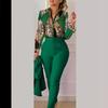 Fresh and Sweet Women's Polyester Long-sleeved Fashion Casual Suit