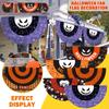 Хэллоуин Страшный Вентилятор Флаг Бантинг Декор Ведьма Летающий Принт Открытый Террор Холст Украшения Для Забора