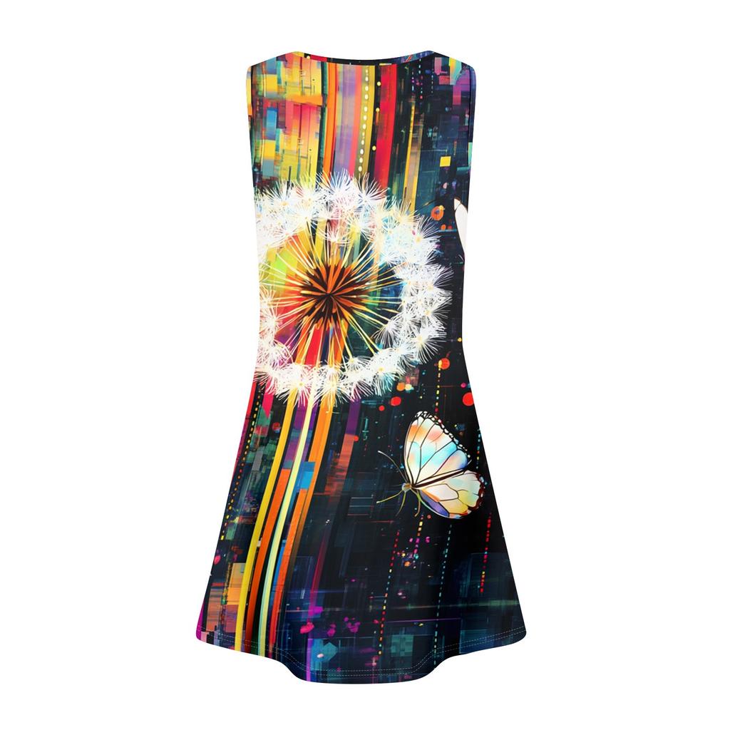 Женский повседневный сарафан с карманами, летнее пляжное платье в стиле бохо, праздничные платья для женщин, платья-майки