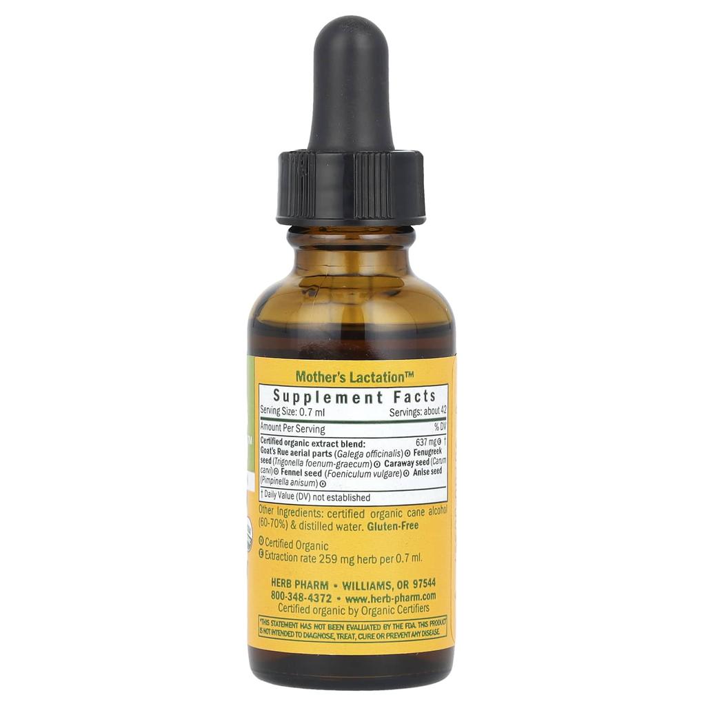 Herb Pharm, Mother's Lactation, 30ml (1fl oz)