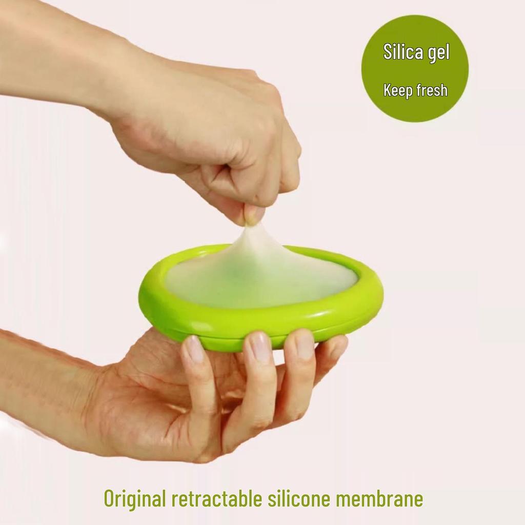 Transparent Silicone Fresh-keeping Box for Fruits & Vegetables with Mini Seal