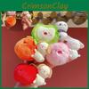 Jinnew Adorable Fun Fruit Stretching Small Animal Plush Pendant Keychain