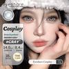 Eyeshare Косплей Цветные контактные линзы для глаз Хэллоуин Сумасшедшие цветные линзы Косметика Красота Ученик Годовое использование