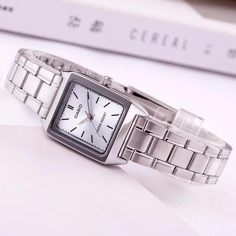 Casio Женские серебряные часы LTP-V007D-2E-