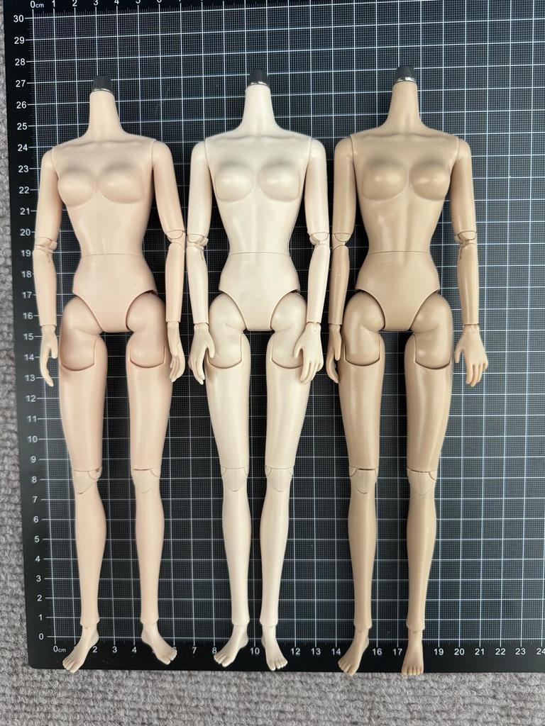 НОВЫЙ Оригинальное тело куклы QGJR Высокое качество Супер Белый Розово-белый Бежевый 27СМ 1/6 Запасное тело для голов кукол FR/IT