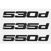 Багажник автомобиля задняя эмблема логотип наклейки значок хромированные буквы номер 530d 535d 550d для B/MW 5 серии