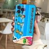 Милый Кот Мальчик Сайки Кусуо Чехол для Телефона Для IPhone 16 Pro Max 15 17 Plus 14 13 12 Mini 11 Черный Чехол