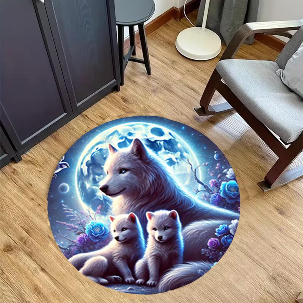 1pc fox design home carpet non slip office decor gift living room bedroom