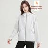 Li Ning Однотонный Логотип Свободный Крой Ветровка Худи Женская Верхняя Одежда AFDVJ46-1