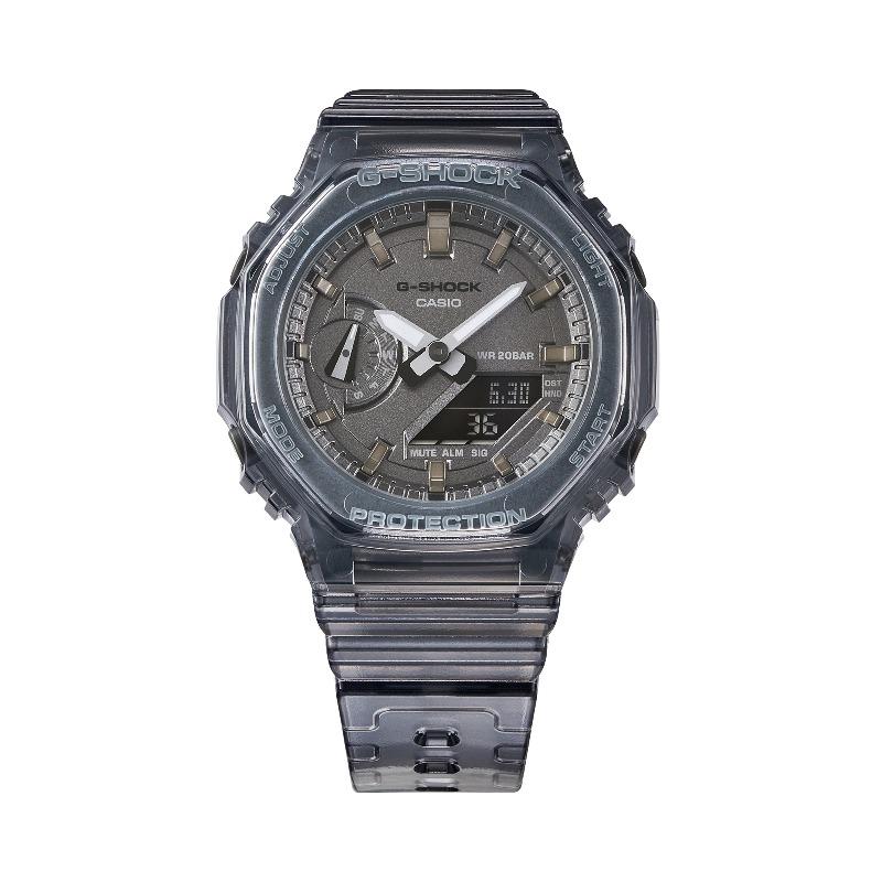 Casio Мужские кварцевые часы с аналоговым циферблатом, ударопрочные, водонепроницаемые 200 м, из смолы GMA-S2100SK-1A