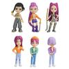 6-Pack Keychains Tiger Image PVC Girl Group Doll Keychains Cute Harajuku Style Key Rings Decorations Suitable for Kids