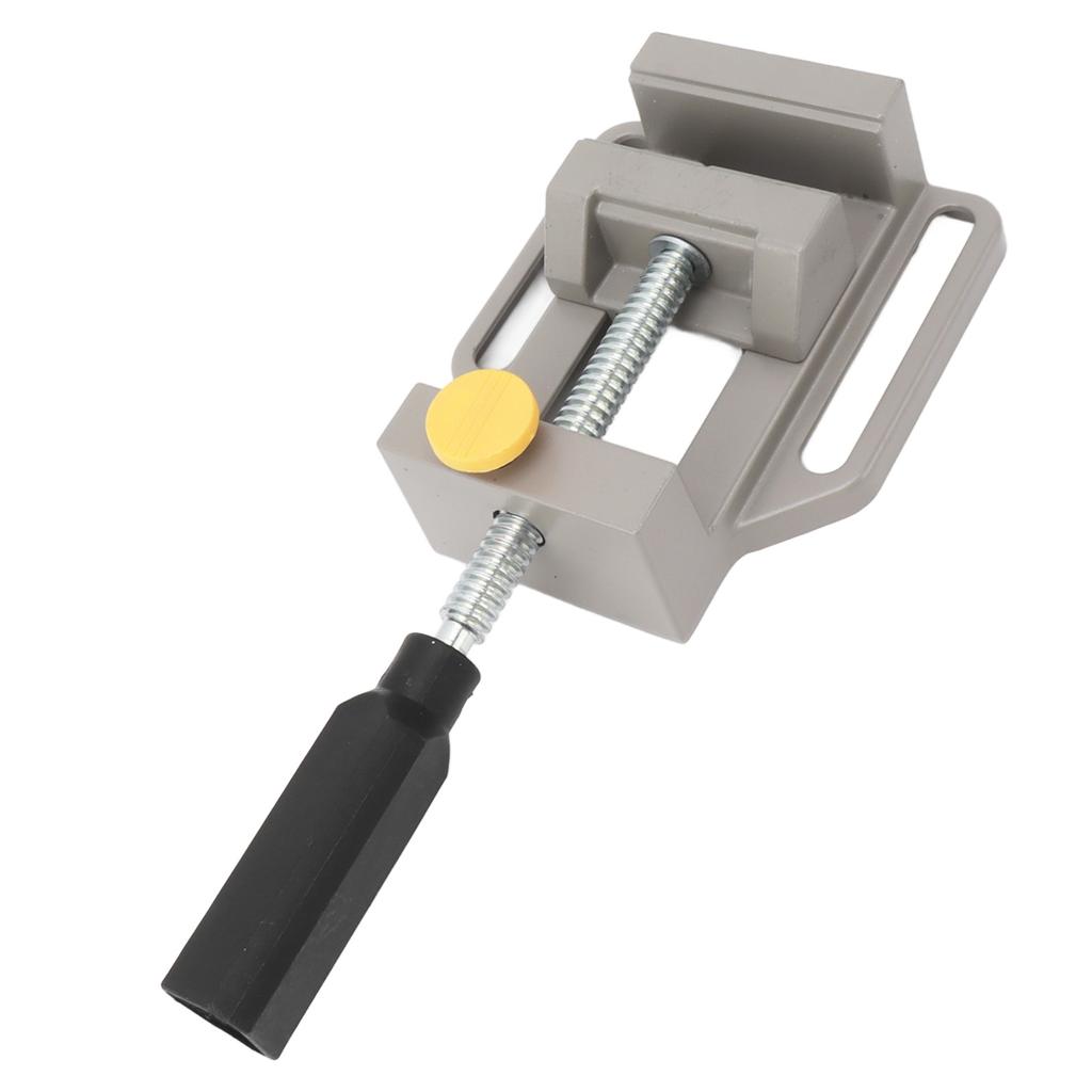 Small Drill Press Vise Aluminum Alloy Quick Release Woodworking Vise for DIY Carving Drilling