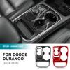 Car Center Console Transmission Console Gear Shift Panel Cover For Dodge Durango 2014-2020 Cup Holder Frame Decorate Accessories