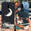 For LG G7 thinQ Case G710EM LM-G710 G710 Luxury Painted Cover Soft Silicone Phone Cases For LG G7 ThinQ Back Covers 6.1'' Bumper