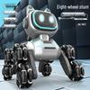 Remote Control Gesture Sensing Stunt Robot Dog with Lights & Music