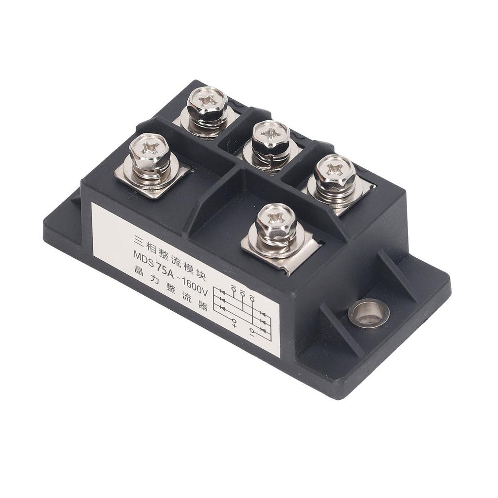 Трехфазный мостовой выпрямитель 75А 5 выводов ABS латунь отвод тепла диодный выпрямитель силовой модуль
