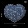 1Pcs Silicone Nail Art Mold Heart Shaped Butterfly Bow Flower 3D Nail Template Manicure Tool for Creative Nail Decorations