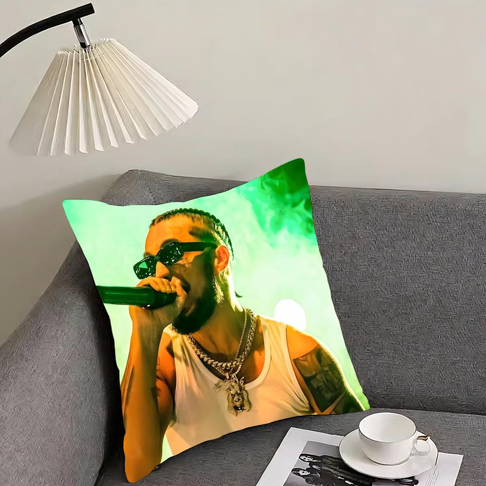 JJc ReyesS Rapper Cushion Cover Pillowcase Ultra Soft Skin Friendly Fabric Cloud Like Comfort Concealed Zipper