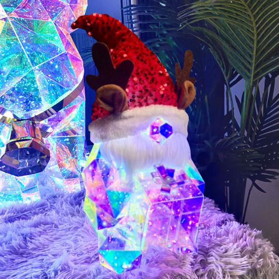 Светодиодный рождественский ночник 3D Санта-Клаус Снеговик Светильник Декор Ручной Работы Настольная Лампа для Рождества Свадьбы Дня Рождения Вечеринки