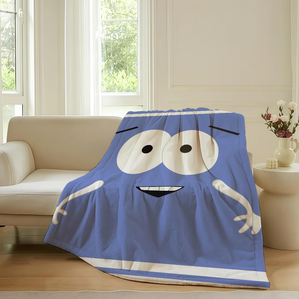 Cartoon cute T-Towelie Blanket For Sofa Office Bed Plane Travel Sleep Read Relax Camping Soft And Warm
