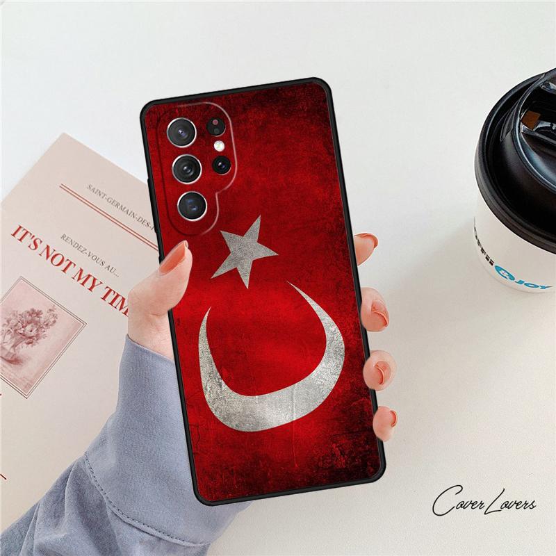 Национальный флаг Турции Турецкий флаг чехол для телефона Для Samsung Galaxy S24 S25 S23 S22 Ultra Note 10 20 Plus S20 S21 FE Чехол