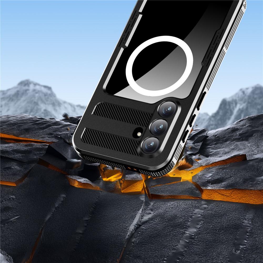 Samsung Galaxy S26 Plus Waterproof Case, Redpepper, for MagSafe, Black