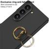 Samsung Galaxy Z Fold6 Folding Screen Mobile Phone Case Fine Hole Shell Membrane Ultra Thin Ring Buckle Protective Case