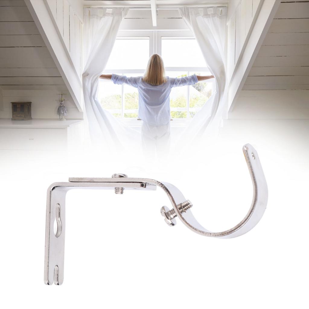 3 шт. Кронштейн для карниза Регулируемый Сверхпрочный Настенный кронштейн для карниза Крючки с установкой