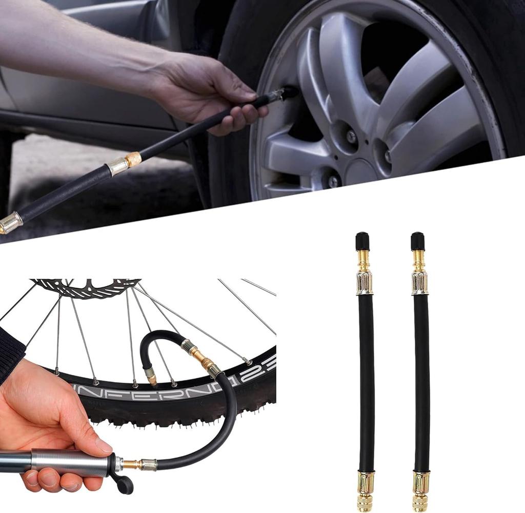 KEWAYO Tire Inflation, Car Valve, Tire Air, For Cars, Motorcycles, Inflation Extension Hoses, Motorbikes,