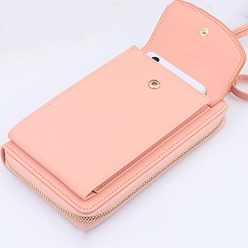 Yogodlns Модная сумка через плечо для мобильного телефона для женщин из искусственной кожи, маленькая сумка через плечо