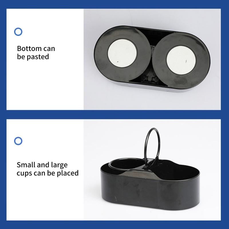 Двойное отверстие для бутылки с напитком Автомобильный держатель для грузовика ABS Пластиковый держатель для стакана Универсальный держатель для воды и напитков Автомобильный стиль