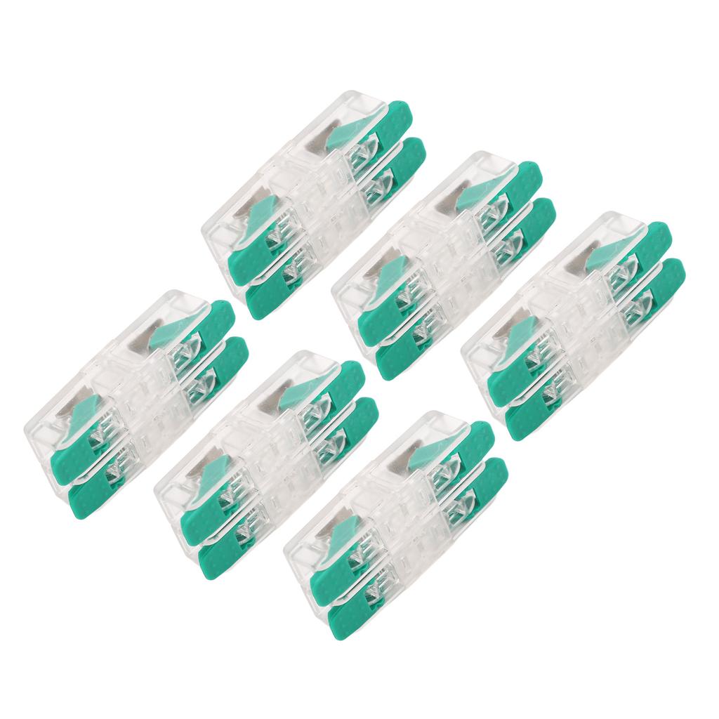 10 шт. 2 в 2 выходных разъема для проводов 0,5 - 6 мм² медный контактный проводник разъем для бытовых приборов