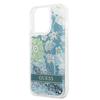 Guess Guhcp13Llflsn Iphone 13 Pro / 13 6.1 Green/Green Hardcase Flower Liquid Glitter