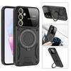 For Samsung Galaxy A35 5G Luxury Armor Wireless Charging Magsafe Ring Bracket Case For Galaxy A35 A 35 Magnetic Bumper Cover