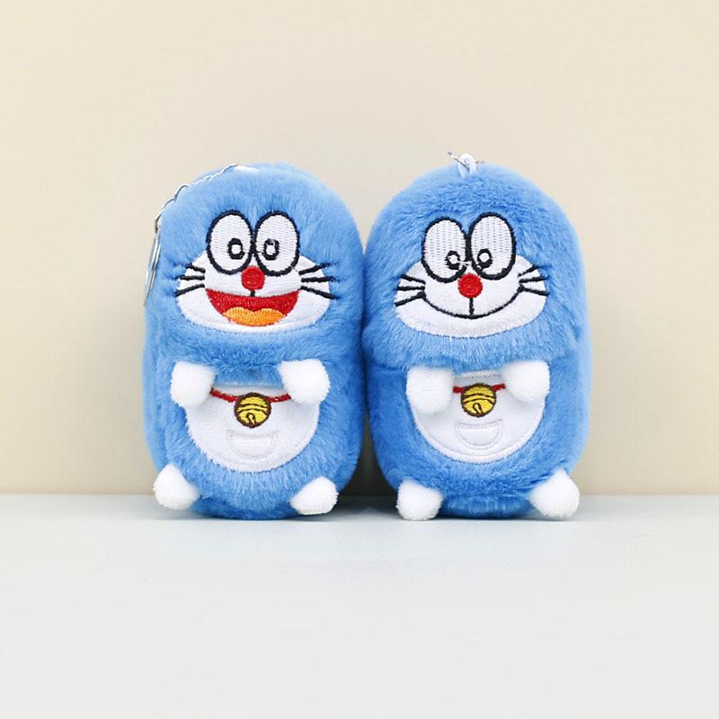 Adorable Cute Plush Doraemon Keychain Soft Toy Bag Charm Stuffed Animal Doll