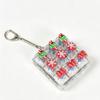Christmas  Tree Square Fidget Keychain 9-Key Button Decompression Toy  Kids Bag Pendant