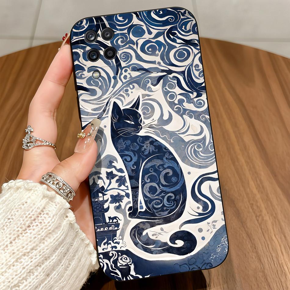For Samsung Galaxy A12 M12 F12 Case Creative Design Shockproof Soft Matte Phone Cover For Samsung A 12 4G 5G Durable Bumper