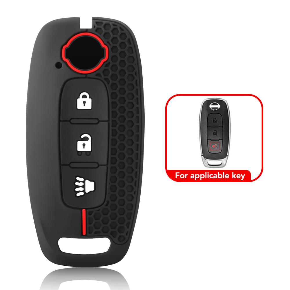 Силиконовый защитный чехол для ключа, держатель для Nissan X-trail t33 Kicks Qashqai J12 Juke Teana Altima Ariya 2023 2024 Remote