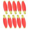 10PCS Clip-on Fishing Bobbers EVA Foam Fishing Float Bobber Durbable Fishing Floats  for Anglers