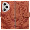 For Honor 400 Pro 5G (Global) Case Tiger Imprint Leather Wallet Phone Cover