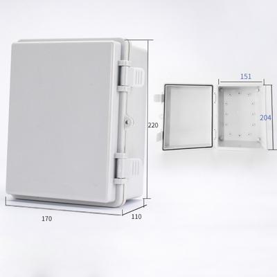 Герметичный пластиковый корпус для наружной установки IP66 Водонепроницаемый ABS Распределительная коробка Прозрачная крышка с защелкой