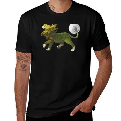 Футболка с одуванчиком 'dandy lion' Базовая футболка комфортного кроя для мужчин