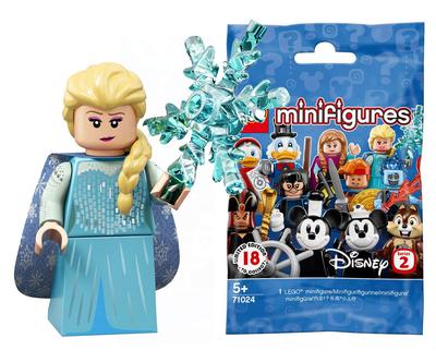 LEGO Disney Серия 2 Эльза (замороженный) Минифигурка, Нераспечатанная [71024-9]
