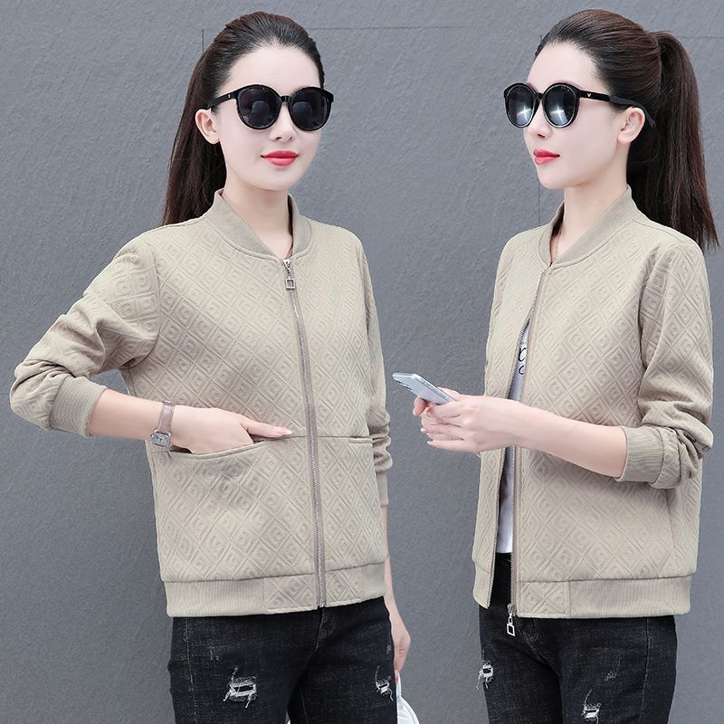 Модная и универсальная короткая куртка для женщин, повседневная бейсбольная куртка на весну и осень с шикарным видом