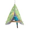 Soft Hanging Bird Tent Cartoon Print Parrot Cotton Nest Bird Hammock  For Parakeets Parrots