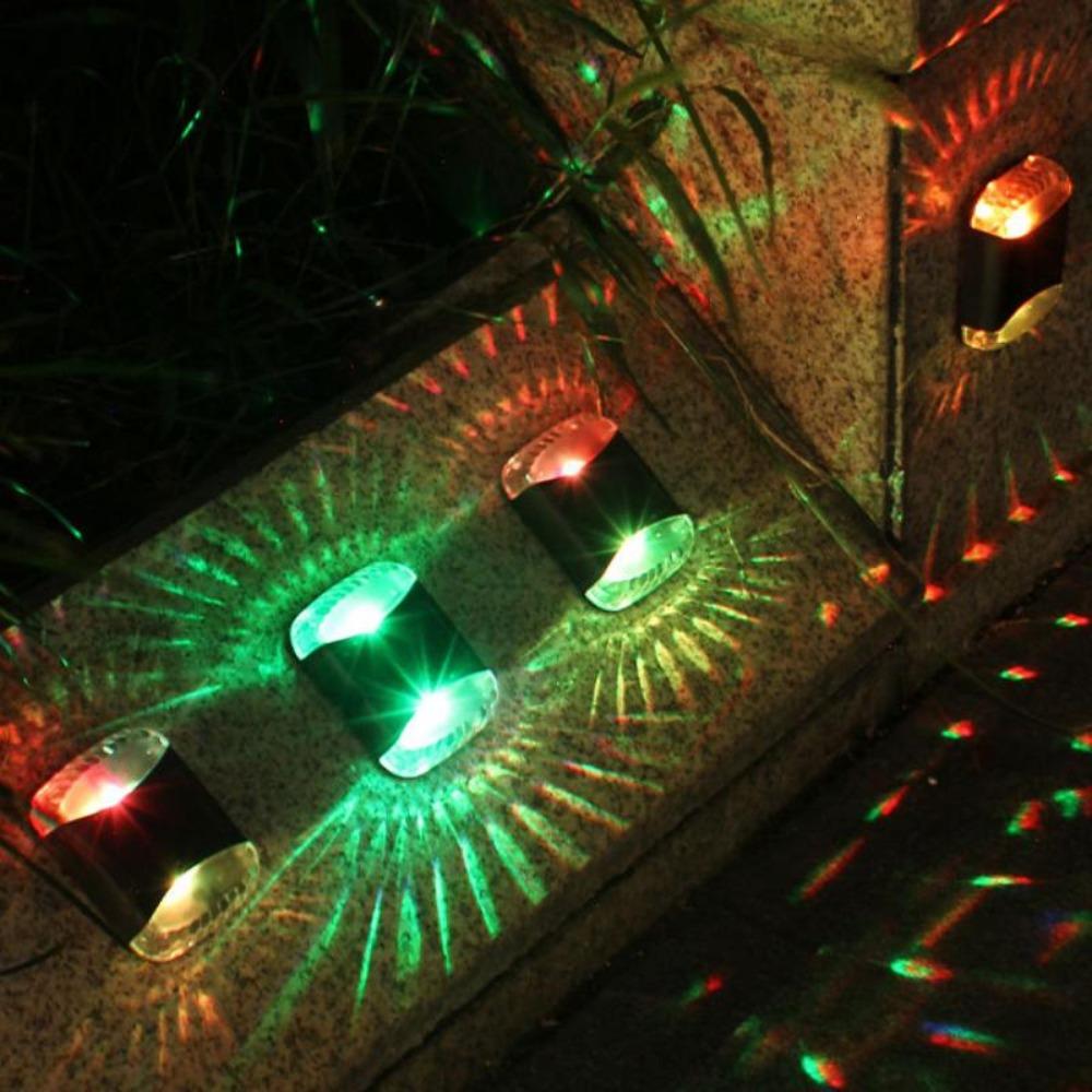 Светодиодный солнечный настенный светильник, уличный водостойкий солнечный светильник, забор, терраса, сад, патио, лестница, уличный пейзаж, украшение для балкона