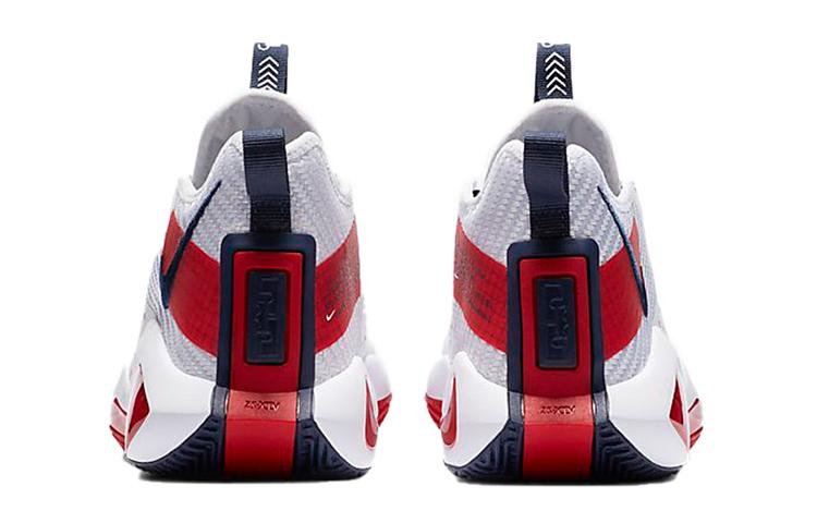Nike LeBron Solder 14 Белый Университетский Красный GS CN8689-100